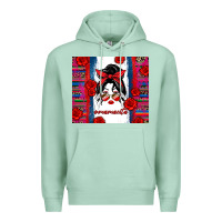 Seafoam mamacita serape Premium Hoodie - Zillion Design Studio