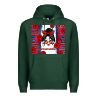 Sports Green mamacita serape Premium Hoodie - Zillion Design Studio