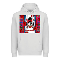 Dove Grey mamacita serape Premium Hoodie - Zillion Design Studio