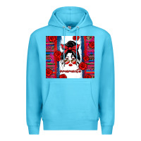 Ocean Blue mamacita serape Premium Hoodie - Zillion Design Studio