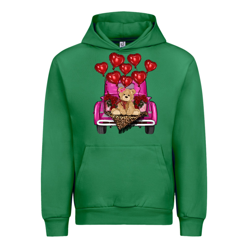 Valentine's Day Tedybear Truck Urban Hoodie by RanaPortraitStore | Teevron