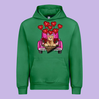 Urban Hoodie Valentine's day tedybear truck