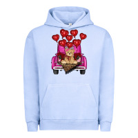 Pigment Grape Ice Valentine's day tedybear truck Urban Hoodie - RanaPortraitStore