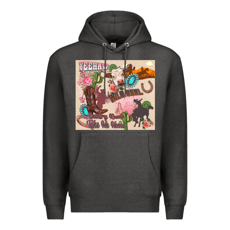 Yeehaw Western Premium Hoodie by Zillion Design Studio | Teevron