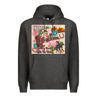 Charcoal Heather yeehaw western Premium Hoodie - Zillion Design Studio