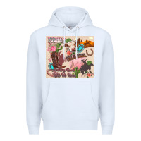 White yeehaw western Premium Hoodie - Zillion Design Studio