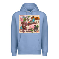 Colony Blue yeehaw western Premium Hoodie - Zillion Design Studio