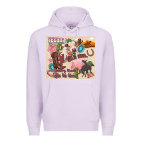 Lilac yeehaw western Premium Hoodie - Zillion Design Studio