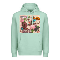 Seafoam yeehaw western Premium Hoodie - Zillion Design Studio