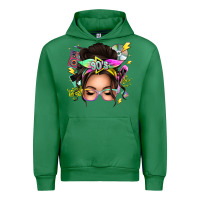 Emerald 90s messy bun Urban Hoodie - texasbilliewilder