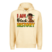 Pina Colada i am black history with afro black boy Premium Hoodie - texasbilliewilder