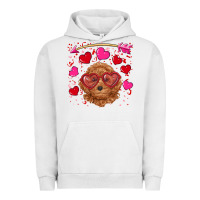 Valentine's Day Toy Poodle Urban Hoodie | Teevron