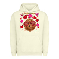 Pigment Pistachio valentine's day toy poodle Urban Hoodie - RanaPortraitStore