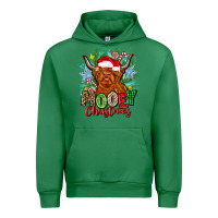 Emerald mooey christmas Urban Hoodie - Zillion Design Studio