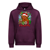 Mauve Wine mooey christmas Urban Hoodie - Zillion Design Studio