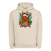 Pigment French Oak mooey christmas Urban Hoodie - Zillion Design Studio