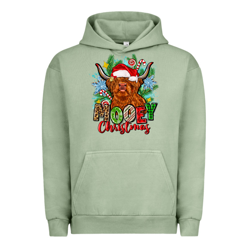 Mooey Christmas Urban Hoodie by Zillion Design Studio | Teevron