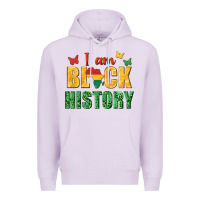 Lilac i am black history juneteenth Premium Hoodie - texasbilliewilder