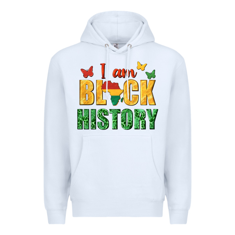 I Am Black History Juneteenth Premium Hoodie by texasbilliewilder | Teevron