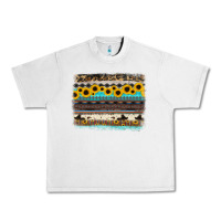 Lunar Rock sunflower aztec serape cowhide background Urban Heavy Tee - RanaPortraitStore