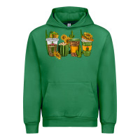 Emerald cactus coffee cups Urban Hoodie - texasbilliewilder