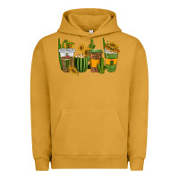 Pigment Peanut Butter cactus coffee cups Urban Hoodie - texasbilliewilder