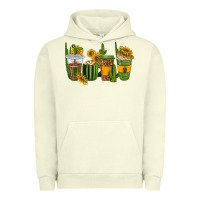 Pigment Pistachio cactus coffee cups Urban Hoodie - texasbilliewilder