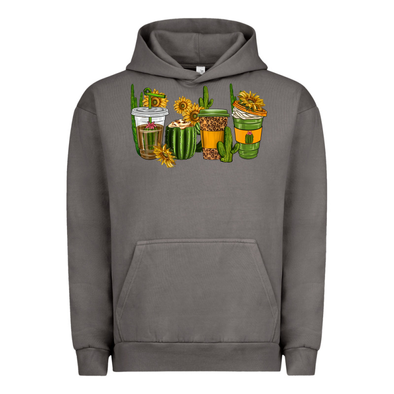 Cactus Coffee Cups Urban Hoodie by texasbilliewilder | Teevron