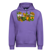 Tulip cactus coffee cups Urban Hoodie - texasbilliewilder
