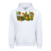 White cactus coffee cups Urban Hoodie - texasbilliewilder