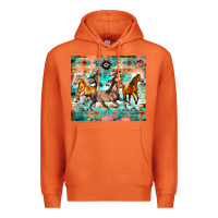 Carrot western running horses Premium Hoodie - Zillion Design Studio