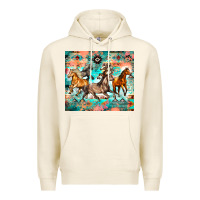 Tofu western running horses Premium Hoodie - Zillion Design Studio