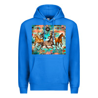 True Royal western running horses Premium Hoodie - Zillion Design Studio