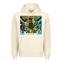 Sandshell turquoise gemstone sunflower Premium Hoodie - Zillion Design Studio
