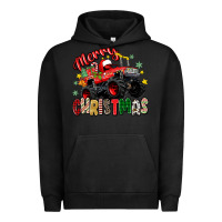 Pigment Black merry christmas truck Urban Hoodie - Zillion Design Studio