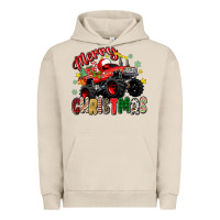 Pigment French Oak merry christmas truck Urban Hoodie - Zillion Design Studio