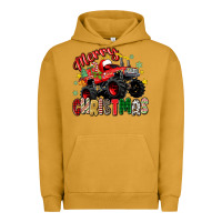 Pigment Peanut Butter merry christmas truck Urban Hoodie - Zillion Design Studio