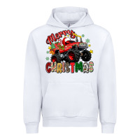 White merry christmas truck Urban Hoodie - Zillion Design Studio