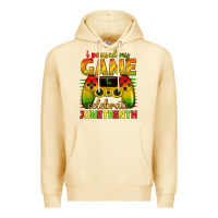 Pina Colada i paused my game celebrate juneteenth Premium Hoodie - texasbilliewilder