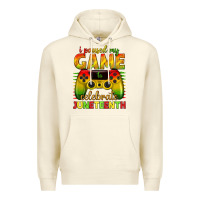 Sandshell i paused my game celebrate juneteenth Premium Hoodie - texasbilliewilder