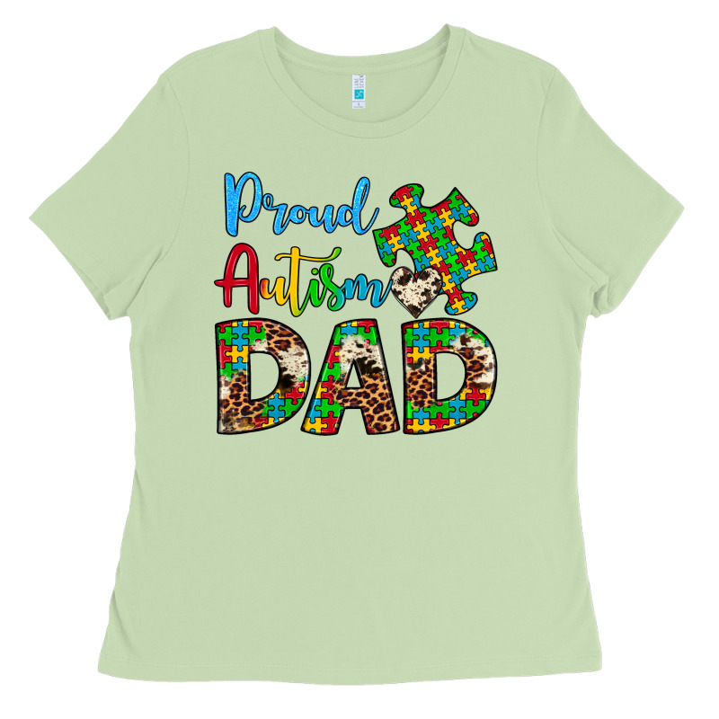 Proud Autism Dad Ladies Tee by Artiststas | Teevron