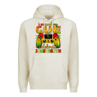 Oatmeal Heather i paused my game celebrate juneteenth Premium Hoodie - texasbilliewilder