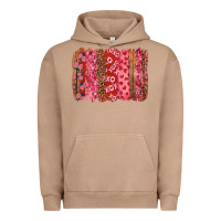 Pigment Burro Valentine's Day Brushstrokes with Roses Urban Hoodie - RanaPortraitStore