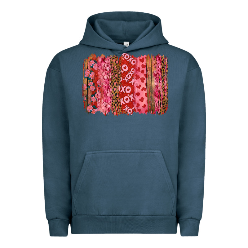 Valentine's Day Brushstrokes With Roses Urban Hoodie by RanaPortraitStore | Teevron