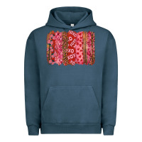 Pigment Midnight Navy Valentine's Day Brushstrokes with Roses Urban Hoodie - RanaPortraitStore