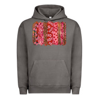 Pigment Tornado Valentine's Day Brushstrokes with Roses Urban Hoodie - RanaPortraitStore