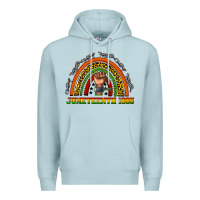 Blue Mist juneteenth 1865 rainbow Premium Hoodie - texasbilliewilder