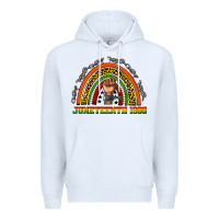 White juneteenth 1865 rainbow Premium Hoodie - texasbilliewilder