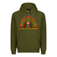 Army Green juneteenth 1865 rainbow Premium Hoodie - texasbilliewilder