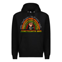 Black juneteenth 1865 rainbow Premium Hoodie - texasbilliewilder